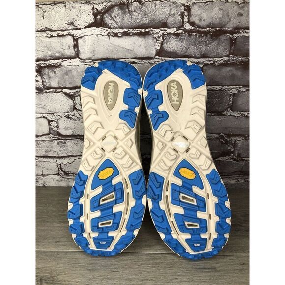 Hoka One Mafate Speed 2 Eggnog Gray Mesh Neon Yellow Running Men 14M US/49 1/3EU main image 12